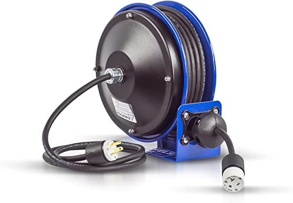 Coxreels Pc10-3012-A Cable De Alimentación Compacto Estad Pc10 Serie 12 3 X 30 ’Diseño De Ahorro De Espacio Único De Fácil Acceso Cubierta De Primaver