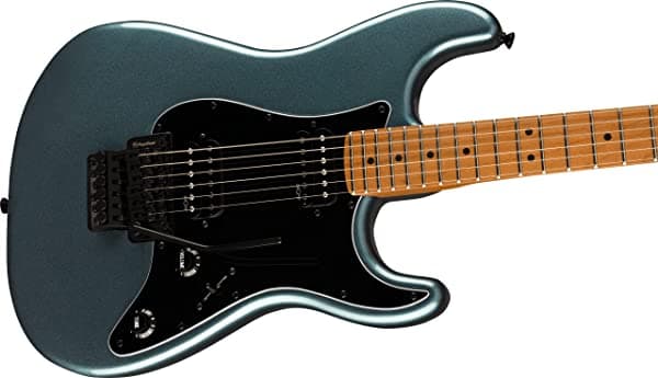 Fender Squier Contemporary Stratocaster HH Floyd Rose Guitarra Eléctrica, con 2 Años de Garantía, Gunmetal Metallic, Diapasón de Arce Tostado 370240568