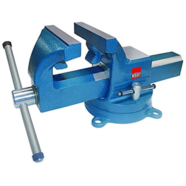 Bessey Bv-Df6Sb 6 Banco De Servicio Pesado Pipe Jaws Tono De Martillo Azul