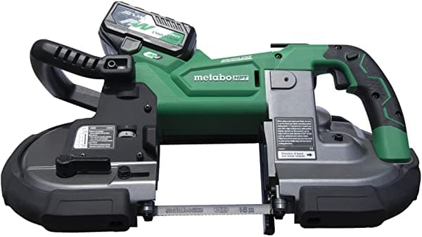 Metabo Hpt Kit De Sierra De Banda De Corte Profundo Multivolt De 36 V | Incluye Batería Y Cargador | Cb3612Da Verde