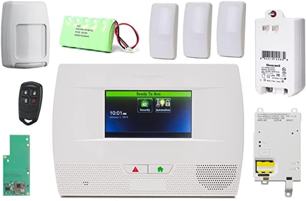 Honeywell Lynx Touch L5210 Seguridad Inalámbrica Slim Line - Kit De Alarma Con 3 Gl Gsm & Zwave Módulo L52103glzwave