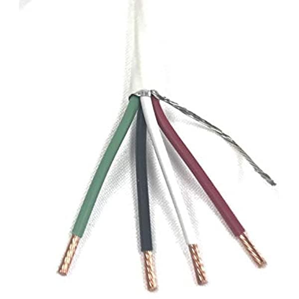 Custom Cable Connection 16 Guage Awg Cl3 Clasificado 4 Conductor Plainum Plenum Parlante Cable De Alambre De Cable 1000 Pies Seguridad Contra Incendio 22181S-1K