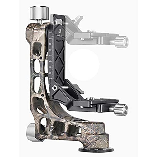 Leofoto Camo Pg-1 - Cabezal De Trípode De Cardán Ligero Y Resistente PG-1Camo