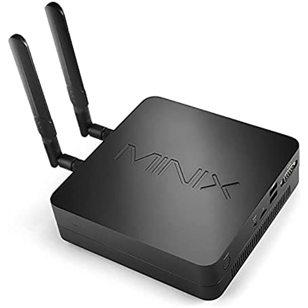 Minix Ngc-5 8Gb/256Gb M.2 Nvme Ssd Mini Computadora Triple 4K 60Hz Display/Hdmi 2.0/Usb-C/Dp/2Xgigabit Ethernet/4Usb 3.1. Compatible Con 4G Lte Ssd (Sata) Encendido Automático. ( I5-8279U/Windows 10 Pro