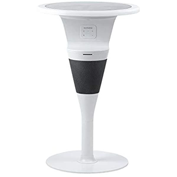 SUNTABLE Mesa Accionada Solar Con Altavoz Bluetooth Con Sonido Por Jbl Y Carga Inductiva/Usb Del Dispositivo