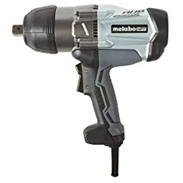 Metabo Hpt Wr22Se Llave De Impacto Sin Escobillas Con Cable Ca/Cc Par De 460 Pies Unidad Cuadrada De 3/4 Pulgadas Motor De 8.3 Amp (800 W) Cuerpo De Carcasa De Aluminio Agarre Antideslizante Con Elastómero.