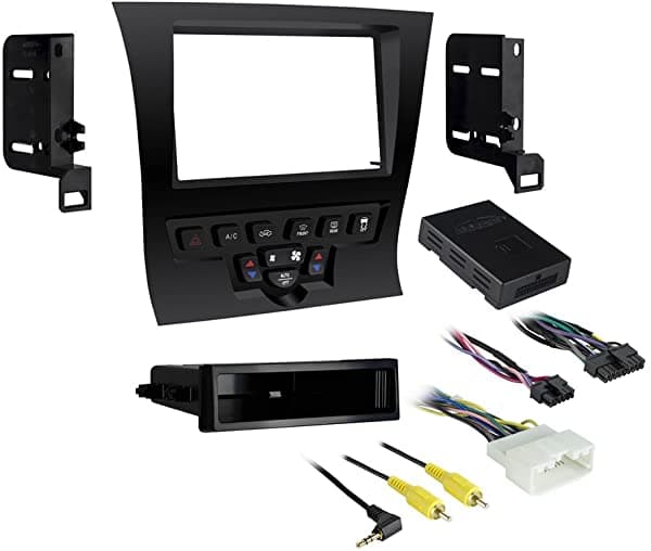 Metra 99 - 6525Hg Single/Doble Din Kit Dash Para 2011 - Chrysler 300 Vehículos (Alto Brillo) Color Negro