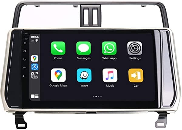 Sygav Android 10 Coche Radios Estéreo Para Toyota Prado 10.2 Pulgadas Pantalla Táctil Incorporado Carplay Android Auto Gps Unidad Principal D2165-Max6