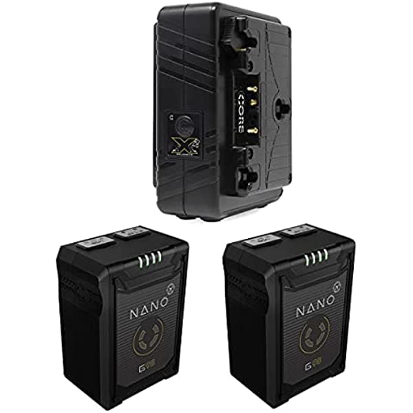 Core Swx 2X Nano 98Wh 14.8V 3-Stud G-Mount Smart Bateria Pack Paquete Con Cargador Rápido Gpm-X2A