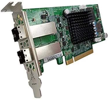 Qnap Tarjeta Controladora Sas-12G2E Dual-Port Sas 12 Gb Tarjeta De Expansión De Almacenamiento De Para Rackmount Modelos Retail