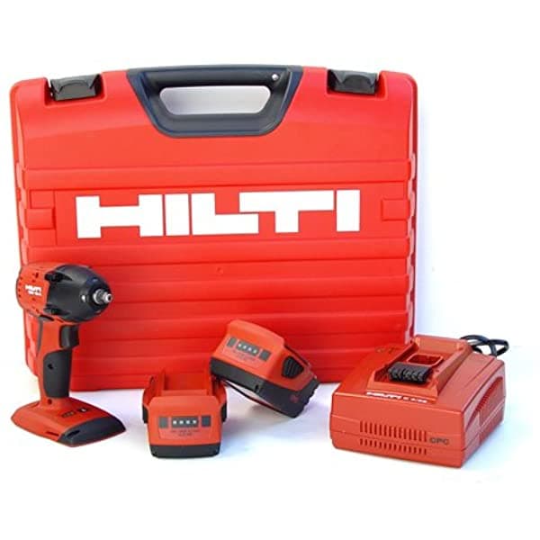 Hilti 03482659 Siw 18-A 3/8 Pulgadas Cpc 18-V Llave De Impacto Inalámbrica 18-V Y Estuche Resistente A Los Impactos Con Mandril Cuadrado De 3/8 Pulgadas Y Anillo De Bloqueo