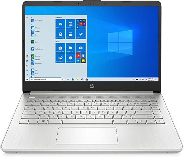 Hp 14 14" Portátil Ligero Y Portátil Core I5-1035G1 Cámara Hd Wifi Bluetooth Usb-C Hdmi Intel Uhd Graphics 8Gb Sdram 256Gb Pcie Ssd Plata Natural Windows 10 Home