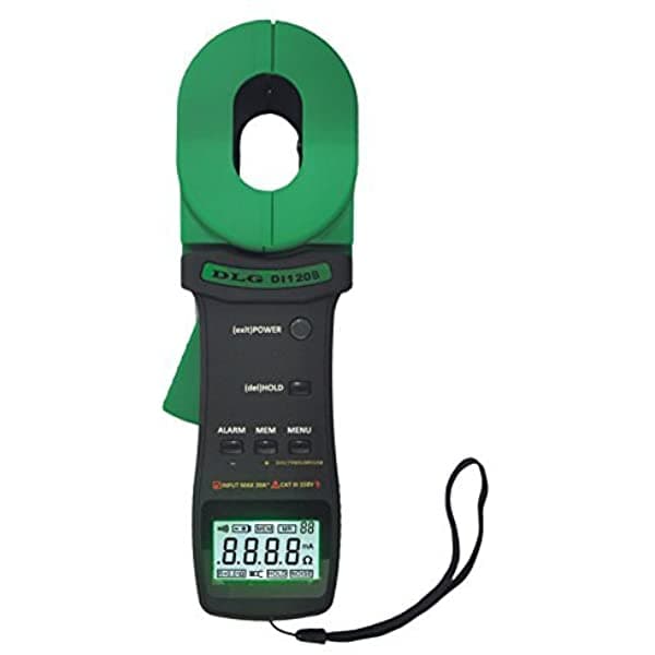 Dlg Di-120B Abrazadera En Tierra Resistencia Y Prueba De Fugas De Corriente True Rms Con Conexión Usb Para Carga De Datos