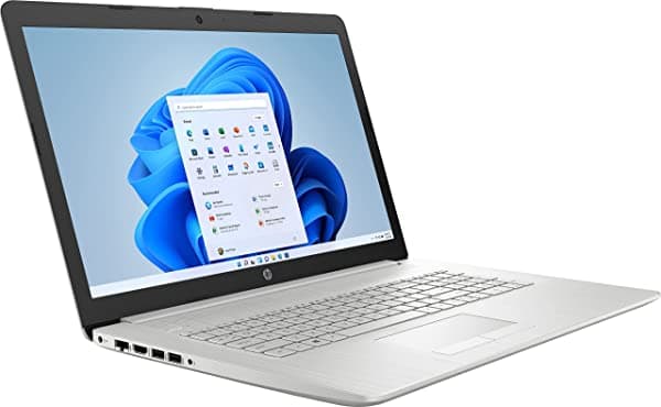 Laptop Hp 17.3" Hd+ Ips Premium 2022 | Intel Core I3-1115G4 De 11ª Generación | Gráficos Intel Uhd | Ddr4 De 8 Gb | Ssd De 256 Gb | Windows 11 Home S Mode | Plata | Con Paquete De Soporte Para Laptop