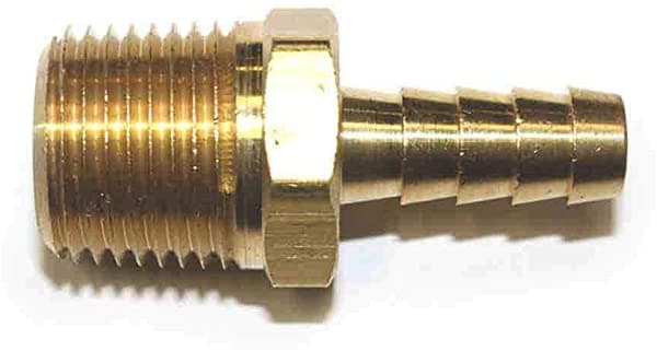 Interstate Pneumatics Fm86 - Conector Para Manguera De Latón (100 Unidades)