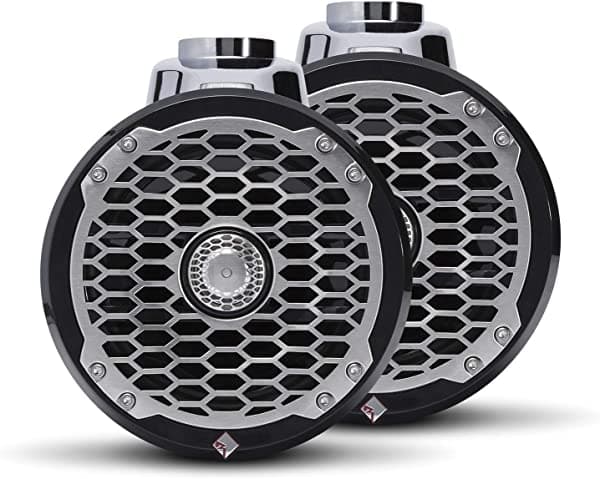 Rockford Fosgate Pm2652W-B Punch Marine - Altavoz De Torre Wakeboard De 6.5 Pulgadas Color Negro (Par)