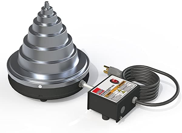 Bessey Gcs-Ncb - Calentador De Cojinete Estilo Cono Con Capacidad De 3/8" - 8 1/4" Plata/Negro