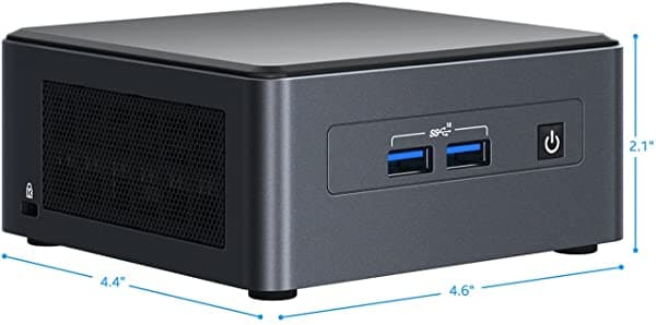 E-ITX Sistema Intel Nuc 11 Pro Nuc11Tnhi5 Core I5 De 11ª Generación Win 10 Pro Instalado Y Configurado (8 Gb Ddr4 Ram 1 Tb Sata Ssd)