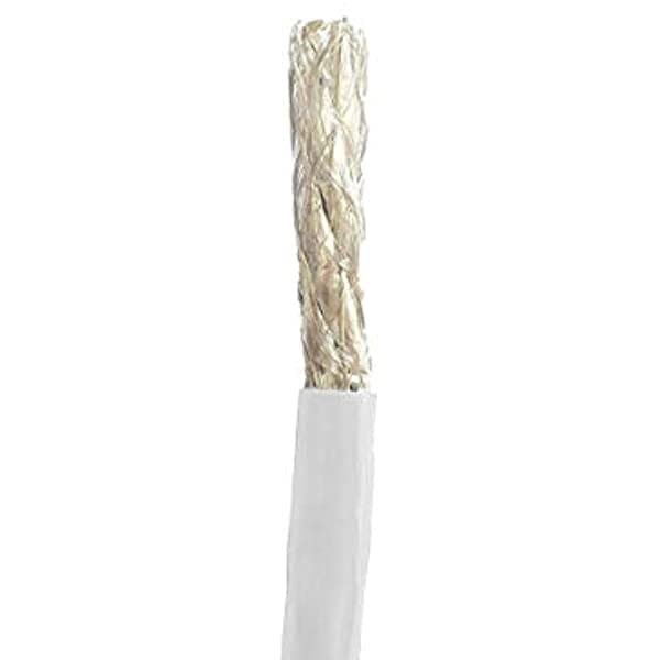 Monoprice Cat8 Cable De Red 1000 Pies Blanco | 40Gbps 2Ghz S Ftp Solid 22Awg 100 Por Ciento De La Serie Entegrada De Cobre Desnudo Puro A Pedid 141007