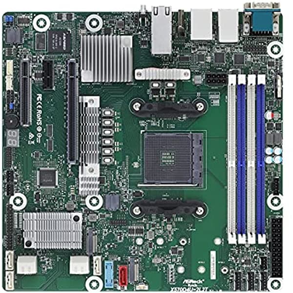 Asrock Rack X570D4U-2L2T Socket Am4/Amd X570/Ddr4/Sata3&Usb 3.2/Micro-Atx Placa Base Para Servidor