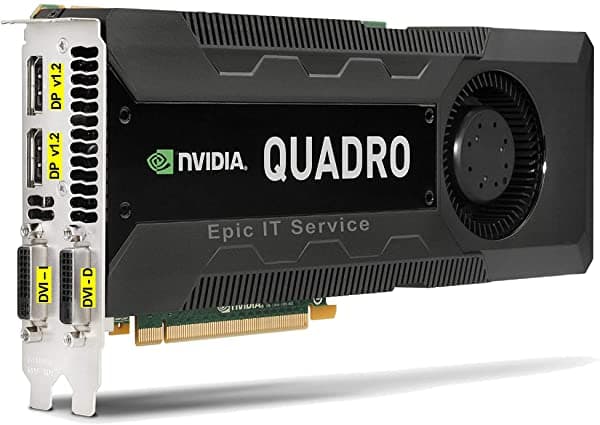 Quadro K5000 Para Mac 4Gb Gddr5 Pci Express Gen 2 X16 Dvi-I Dl Displayport Directx (Boot Camp) Cuda Y Opencl Placa Profesional Epic It Service Quadro K5000 for Mac