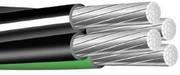 Nassau 100 '4 0-4 0-2 0-4 Cable De Alimentación De Casas Móviles De Aluminio 600V