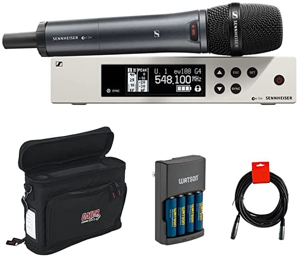 Sennheiser Ew 100-835 G4-S Sistema De Micrófono Inalámbrico De Mano A Plus Kit De Accesorios De Micrófono Inalámbrico 4330937904