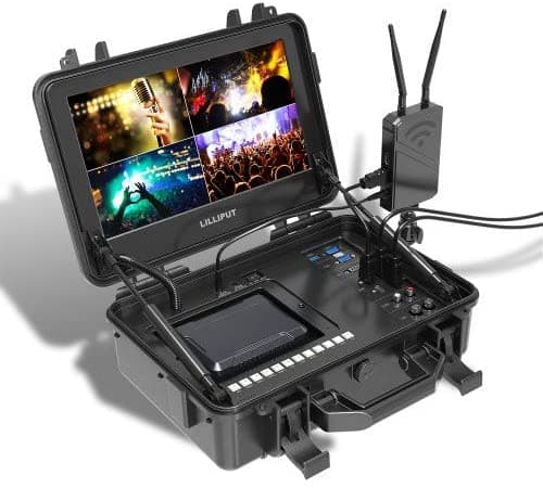 Lilliput Bm120-4Ks Monitor 4K De 12.5" Con Luts 3D Y Resolución Nativa Hdr 4K Ultra-Hd Cobertura 137% Rec709 97% Ntsc 90% Dci-P3 Espacio De Color Máximo Color Falso Y Código De Tiempo