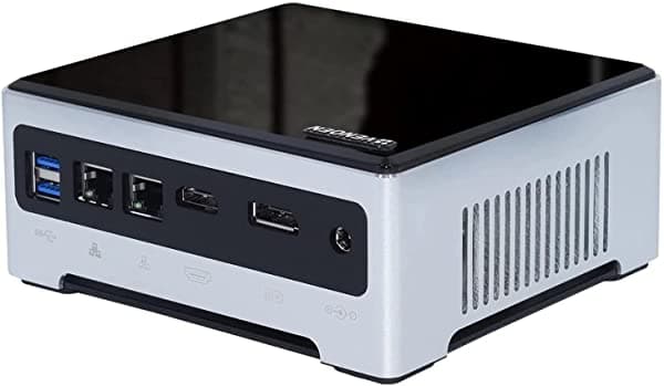 Venoen Mini Computadora Portátil Micro PC de Escritorio i9 9880H Coffee Lake 16GB RAM 500GB NVMe SSD DDR4 Ranura RAM HDMI 1.4 DP1.2 4K USB3.0 Bluetooth Gigabit RJ45 LAN HTPC Pequeño Unidad de Pantalla Gráfica