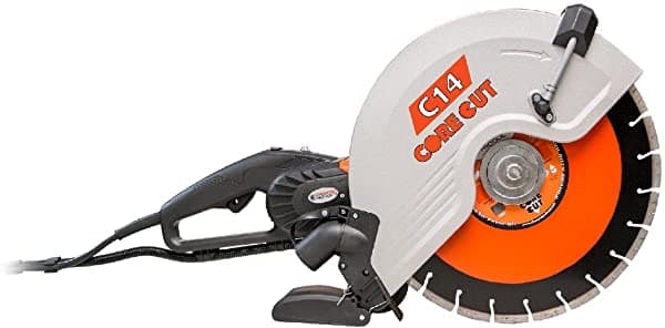 Diamond Products Core Cut 48975 C14 Sierra De Hormigón Eléctrica Para Mano Húmeda Y Seca 14"