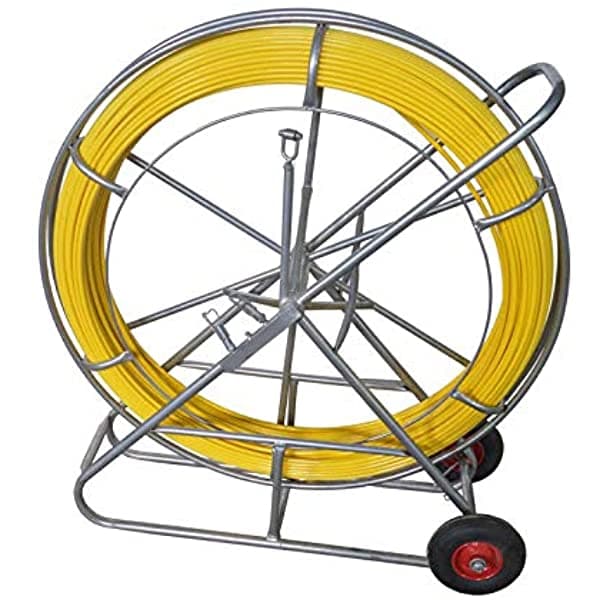Cinta De Pescado De Intbuying De Fibra De Vidrio Carrete De Alambre De La Barra De Correr Conducto Rodder Fishtape Tirador (0.394 In 492 Pies # 170552)