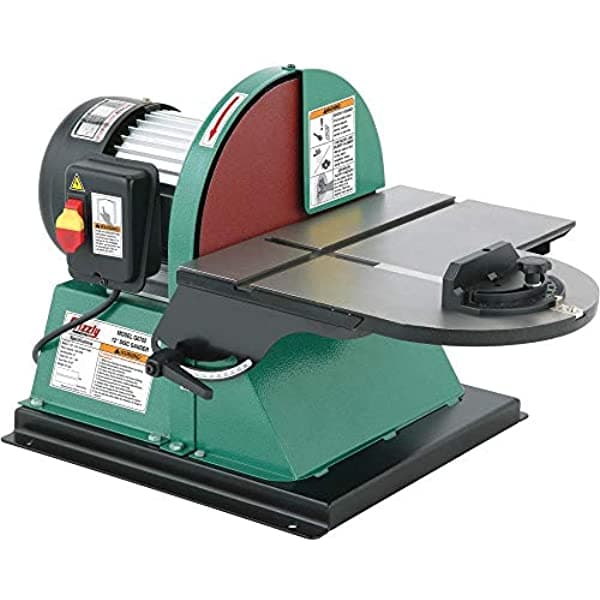 Grizzly Industrial G0702 - Lijadora De Disco De 12" Con Freno