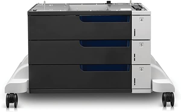 Alimentador Y Soporte De Papel Hp 3X500-Sheet Proporciona Una Capacidad De Entrada De 1500 Hojas. CE725A
