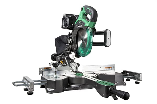Metabo Hpt Sierra Ingletadora Deslizante Multivoltios De 36 V Hoja De 7-1/4 Pulgadas Bisel Doble Solo Cuerpo De Herramienta C3607Draq4 Verde