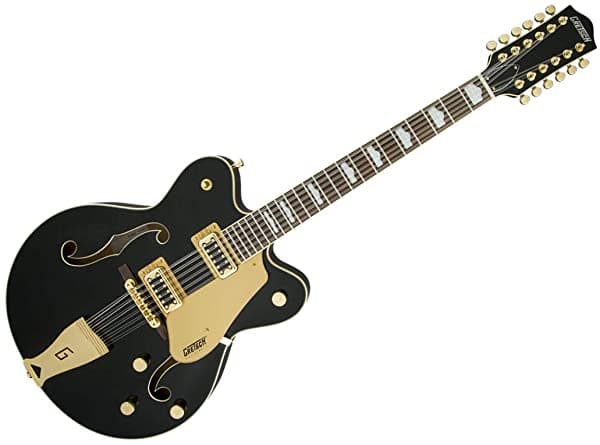 Gretsch Guitarras G5422G-12 - Guitarra Eléctrica Electromática (12 Cuerdas) Color Negro G5422G-12 BLK STN