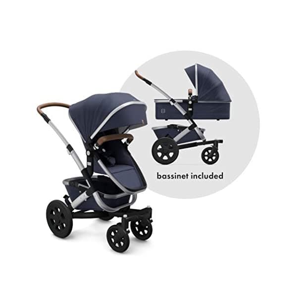 Joolz Geo2 - Cochecito Premium Para Bebés Desde 6 Meses Hasta 50 Libras - One Motion & Compact Plegable - Todo Terreno - Cubierta Para Lluvia Cuna Y Asiento Incluido - Azul Clásico 411100