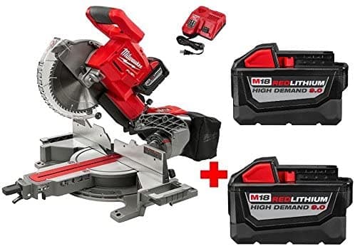 Milwaukee M18 18 Voltios De Iones De Litio Inalámbrico Sin Escobillas 10 Pulgadas Doble Bisel Deslizante Compuesto Kit De Sierra De Inglete 2734-21HD