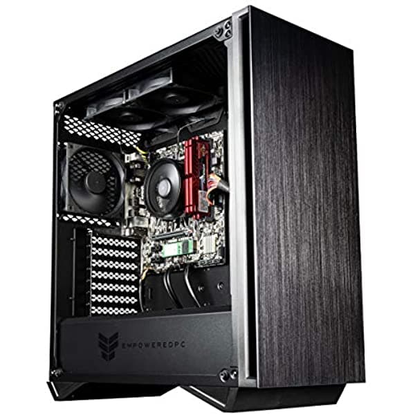 Computer Upgrade King Computadora De Escritorio Para Videojuegos Sentinel De Pc Empowered (Amd Radeon Rx 5500 4Gb Amd Ryzen 5 5500 32Gb Ram 512Gb Nvme Ssd + 2Tb Hdd 500W Psu Ac Wifi Windows 11 Home) Tower Gaming Computadora DT-CU-0073-CUK-080