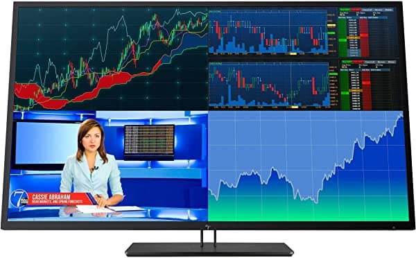 Hp Monitor Lcd Retroiluminado Con Led De 425" Black Pearl (1Aa85A4#Aba)