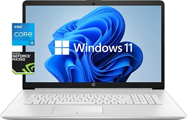 Portátil Hp Pavilion 17 2022 Pantalla Táctil Hd+ Ips De 17.3" Intel Core I5-1135G7 Geforce Mx350 32 Gb De Ram Ssd Pcie De 2 Tb Wifi Cámara Web Dvd-Rw Teclado Retroiluminado Windows 11 Plateado