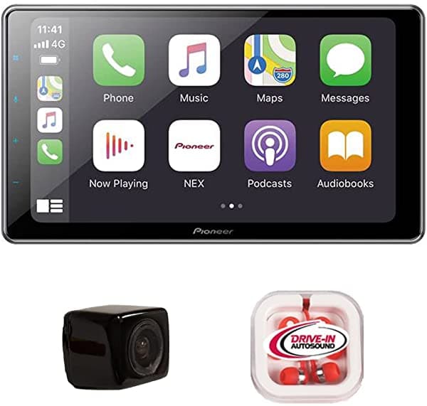 DIAS Pioneer DMH-WT7600NEX 1-DIN 9" Receptor Multimedia Digital y Cámara de Retroceso DMH-WT7600NEXBUCAM
