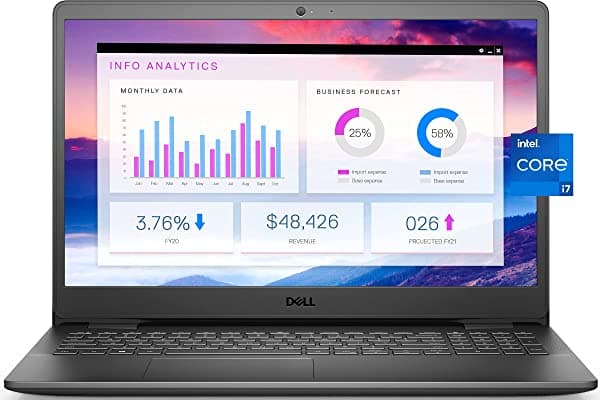 Dell Vostro 3500 - Laptop De Negocios Dell Vostro 3500 15.6 Fhd Retroiluminada Led Intel Core I7-1165G7 32 Gb Ddr4 Ram 1 Tb Ssd Listo Para Reuniones En Línea Cámara Web Wifi Hdmi Win 10 Pro Color Negro V3500