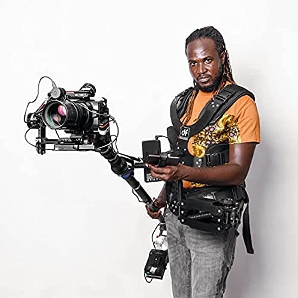 Df Digitalfoto Thanos Pro Ii - Chaleco De Soporte Steadicam Sistema Para Grúa 3S Rs 2/Rsc 2 Cardán Con Monopod Giratorio Compatible Con Todos Los Cardanes Con Orificio De Tornillo De 1/4 O 3/8 Pulgadas