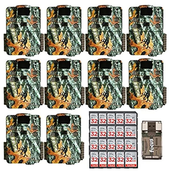 Browning Trail Camara Strike Force Pro X 20Mp Ir Juego Cam 10 Packing Veinte Tarjetas De Memoria 32Gb Y Focus Card Readle 31 Ítems BTC5HDPX_K5