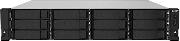 Qnap Ts-1232Pxu-Rp-4G 12 Bay High Speed Smb Rackmount Nas Con Dos Puertos 10Gbe Y 2.5Gbe Fuente De Alimentación Redundante TS-1232PXU-RP-4G-US