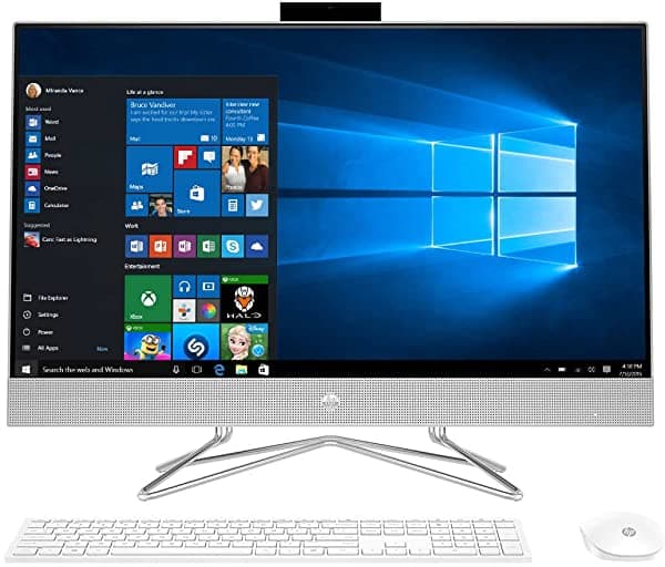 Hp Escritorio Todo En Uno Con Pantalla Táctil Fhd De 27 Pulgadas Intel Core I7-1165G7 32 Gb De Ram 1 Tb Ssd 1 Tb Hdd Windows 10/11 Hogar Con Cable Hdmi 9H (32 Gb 1 Tb 1 Tb)