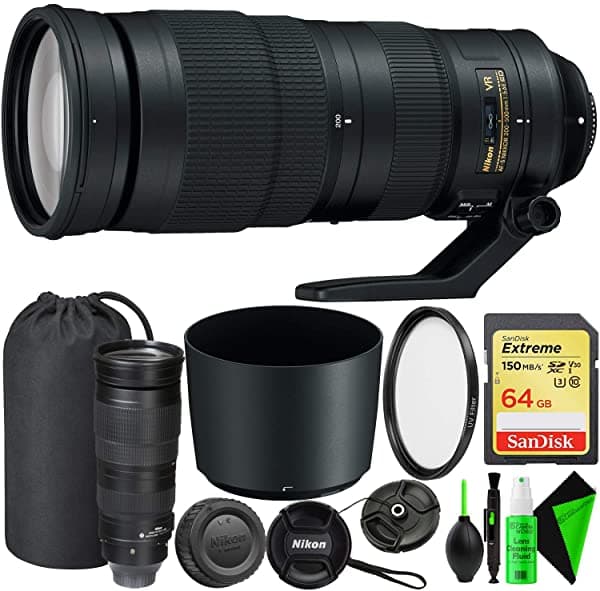 Lente Nikon 7.874-19.685 In | F/5.6E | Ed | Vr | Af-S | Nikkor | Con Kit De Limpieza Y Accesorios Pro 2192