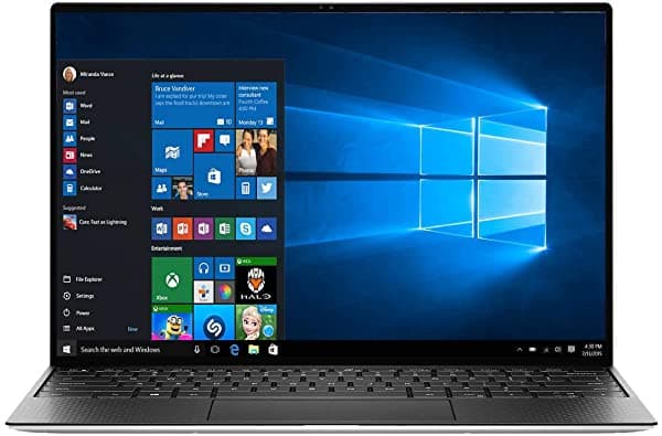 Portátil Dell Xps 9310 Pantalla Táctil Infinityedge 500 Nit Fhd 1610 Plataforma Intel Evo I7-1185G7 Cámara Web Thunderbolt 4 16Gb 4267Mhz Ram Ssd Pcie De 1 Tb Gráficos Iris Xe Windows 10