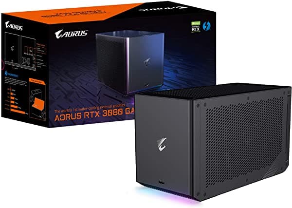 Gigabyte Aorus Rtx 3080 Gaming Box (Rev2.0) Egpu Waterforce Sistema De Refrigeración Todo En Uno Lhr Thunderbolt 3 Gv-N3080Ixeb-10Gd Rev2.0 Tarjeta Gráfica Externa