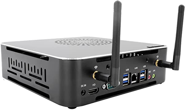 Histton Mini Computadora Con Windows 11 Mini Pc De Escritorio Core I9-11900 64 Gb Ddr4 / 1 Tb Ssd Hdmi 4K Rj45 Lan Hdmi Wi-Fi 6 Bt 5.1 Mini Computadora De Escritorio Pc Industrial